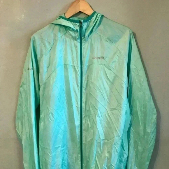 Marmot XL mint green ultra lightweight windbreaker - Picture 1 of 5